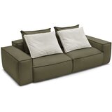 Bobochic Paris Zelena sedežna garnitura iz umetnega usnja 260 cm Boheme – | Shoptok.si
