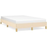 Maison Chic Posteljni okvir - Dvoposteljna postelja - Zakonska postelja brez vzmetnice krem 120x190 cm blago-J12136, (21761081) | Shoptok.si