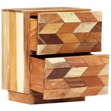 Furnova Nočna omarica 40x30x50 cm trden predelan les, (21927581) | Shoptok.si
