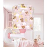 Dalber 41579S - Dečija zidna lampa BABY TEDDY 1xE27/15W/230V ružičasta | Eponuda.com