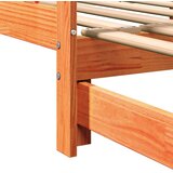  Krevet za povlačenje za dan Vosak smeđa 193.5 x 184 x 66 cm | shoptok.hr