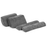 ECO TOYS dječja modularna sofa – siva chenille tkanina, sklopiva, 10 mekanih jastuka, za 2 osobe | shoptok.hr