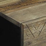 vidaXL Nočne omarice 2 kosa svetlo siva 40x33x46 cm masivni les Mango | Shoptok.si