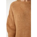  Women's Biscuit Oversize Long Basic Knitwear Sweater | Shoptok.si
