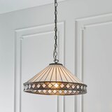  Endon 64147 - Luster na lancu Tiffany FARGO 1xE27/60W/230V prečnik 50 cm | Eponuda.com