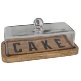 Antic Line drveni pladanj za torte sa staklenim poklopcem Cake | shoptok.hr