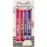 Santoro Gorjuss - Hemijska olovka - set 4 Elements | ePonuda.com