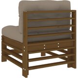  Srednja sofa od masivne borovine s jastucima boja meda | shoptok.hr