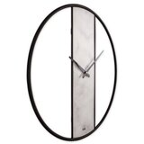 WALLXPERT dekorativni metalni zidni sat demre white marble | ePonuda.com