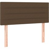  Box spring postelja z vzmetnico LED temno rjava 80x200 cm blago, (20937186) | Shoptok.si