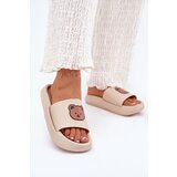 Boto Women's Foam Slippers With Bear Beige Lalon | shoptok.hr