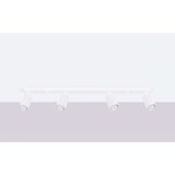  Stropna svetilka KARBON 4L bela, (21626824) | Shoptok.si