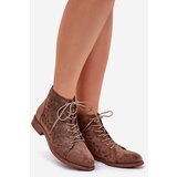 S. BARSKI Low Ankle Boots With Perforated Pattern S.Barski | Shoptok.si