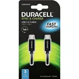 Kabel – USB-C to USB-C 1m - Black
