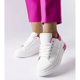 Gemre White sneakers with pink accent Davisson | Shoptok.si
