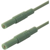 SKS Hirschmann 4 mm safety test lead\, silicone\, 2x plugs straight\, 100 cm, (20423308) | Shoptok.si