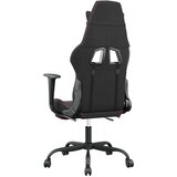  Masažna igraća stolica s osloncem crna i boja vina umjetna koža | shoptok.hr