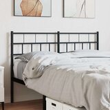  Kovinsko posteljno vzglavje črno 140 cm, (20952897) Cene