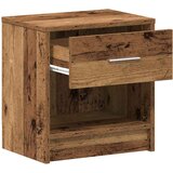  Noćni ormarići 2 kom s ladicama staro drvo 39x28x41 cm | shoptok.hr