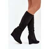 Boto Insulated Women's Wedge Boots Black Rosina | Shoptok.si