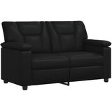  Set sofe 3 pcs Crna Umjetna koža - Crna 1-sjedalna + 2-sjedalna (120 cm) + 3-sjedalna | shoptok.hr