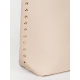 Shelvt Large beige studded shopper bag | ePonuda.com
