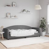  Dnevni krevet tamnosivi 80 x 200 cm od tkanine | shoptok.hr