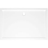 vidaXL Pravokutna ABS tuš-kada bijela 80 x 120 cm | shoptok.hr