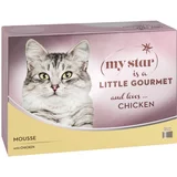 My Star Ekonomično pakiranje is a little Gourmet - Mousse 48 x 85 g - Piletina