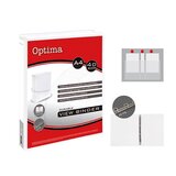 Optima Mapa prospekt A4-75mm 4R bijela/folija 24513 | shoptok.hr