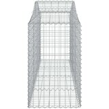  Lučne gabionske košare 9 kom 200x50x80/100 cm pocinčano željezo | shoptok.hr