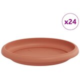  Kružni Pladanj za Cvijeće 24 pcs Crvena cigla Ø 14 x 2 cm | shoptok.hr