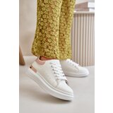 PG1 Low Women&#039;s Sneakers On Platform Made Of Eco Leather White-Pink Nevelena cene