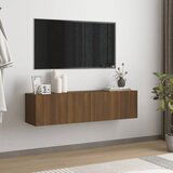 vidaXL Stenska TV omarica rjavi hrast 120x30x30 cm | Shoptok.si