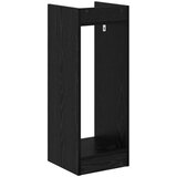  Stalak za biljke s policom 2 pcs Crni Hrast 30 x 30 x 80 cm | shoptok.hr