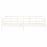  Dnevni ležaj bijeli od masivne borovine 90 x 200 cm | shoptok.hr