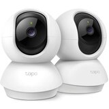 Tp-link Tapo C200P2 FHD dnevna/nočna Pan/Tilt Wi-Fi bela Ai elektronska varuška nadzorna kamera 2 kom | Shoptok.si