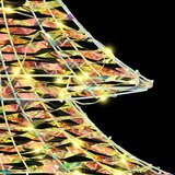  Božićno drvce s 120 LED svjetlima Topla bijela 120,5 cm PET | shoptok.hr