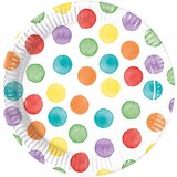 Procos Barvni pikčasti papirnati krožniki, set 8 kosov, 23 cm Cene