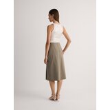 Reserved - Suknja s prorezom - zelena | shoptok.hr
