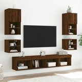  Zidni TV ormarić s LED svjetlima boja hrasta 30 x 28,5 x 30 cm | shoptok.hr