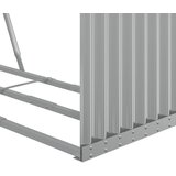  Držač za cjepanice svjetlosivi 120x45x210 cm pocinčani čelik | shoptok.hr