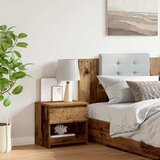 vidaXL Nočna omarica Old Wood 40x30x39 cm Inženirski les | Shoptok.si