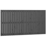  Zidno uzglavlje sivo 166x3x90 cm od masivne borovine | shoptok.hr