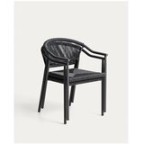 Kave Home Temno siv vrtni stol iz ratana Livadia – | Shoptok.si
