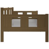  Dnevni ležaj od masivne borovine smeđa boja meda 90 x 200 cm | shoptok.hr