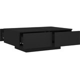  Stolić za kavu crni 90 x 60 x 31 cm od konstruiranog drva | shoptok.hr