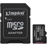 Kingston Memorije kartice SDCS3/512GBSP/microSDXC/512GB/Class10 U1/150MB/s Cene