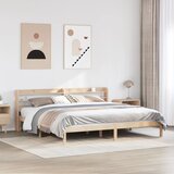 vidaXL Okvir kreveta bez madraca 200 x 200 cm od masivne borovine Cijene