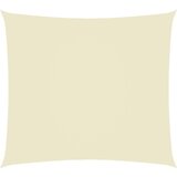 vidaXL Senčno jadro oksford blago pravokotno 5x6 m krem | Shoptok.si